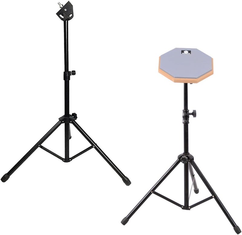 TUICARE 8'' Silent Drum Holder Drum Pad Stand Lightweight Musical Instrument Stable Silent Drum Bracket Drum Practice Pads Stand - Image 1